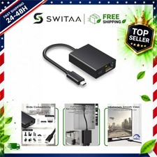 Ethernet Adapter for Fire TV Stick, Micro USB to RJ45 LAN Adapter 100Mbps, Black