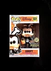 Skeleton Goofy Funko Pop! 1221 Disney Halloween GITD Glow Earth in Protector.