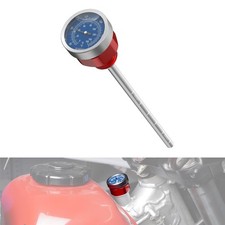 NICECNC Oil Level Gauge Dipstick Temperature Red