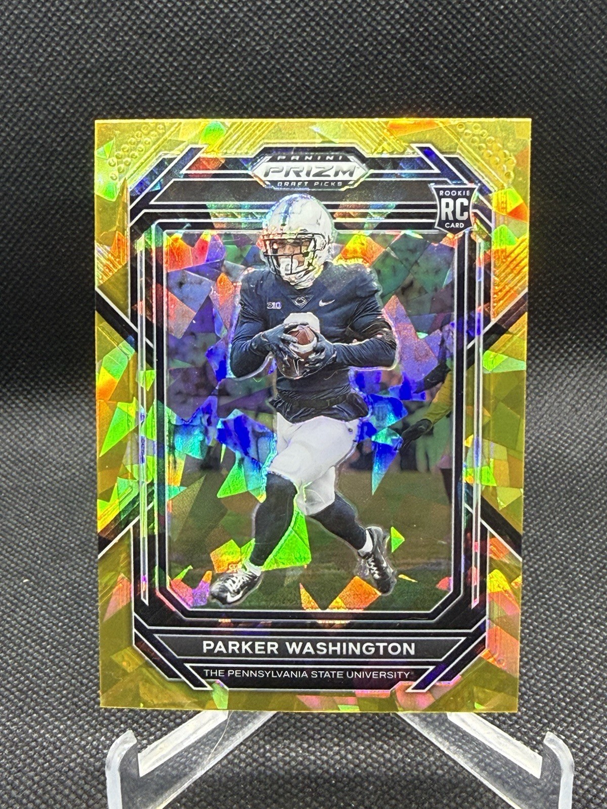 Parker Washington Panini Prizm Draft Picks #152 Gold Ice