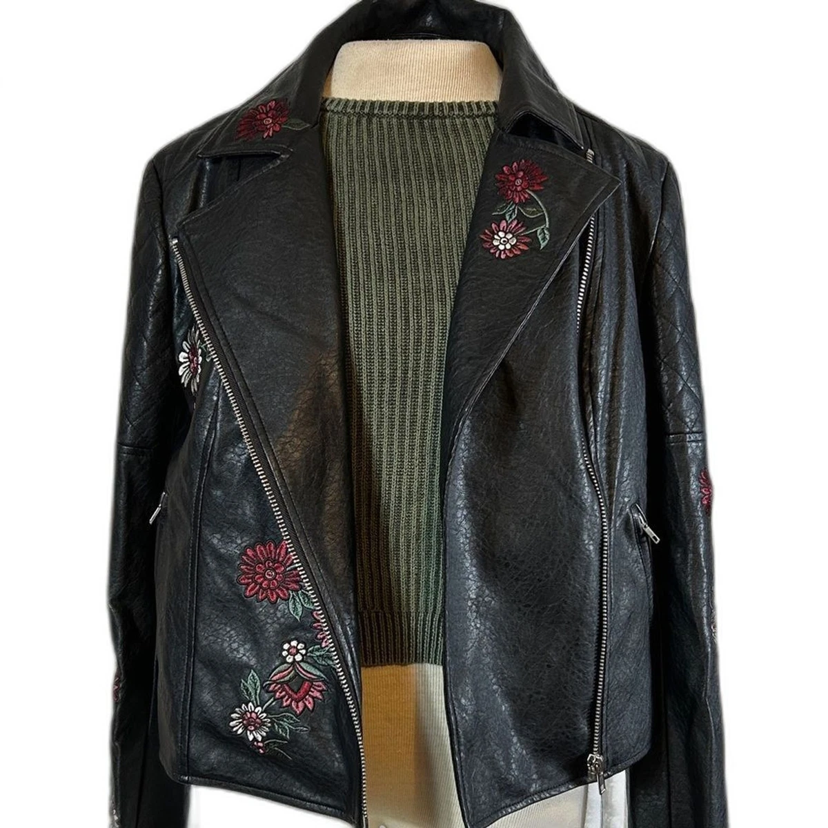BB Dakota Faux Leather Outer Shell Regular Size Coats, Jackets  display picture 1