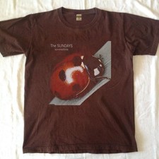 Vintage The Sundays rock music tour short sleeve dark chocolate shirt KV37881