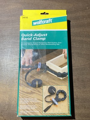 Wolfcraft Quick Adjust Band Clamp Woodworking Tool
