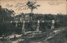 Manaos, Brasil Manaos-Ponte sobre o Igarape da Cachoeira grande 1910 Brownsville
