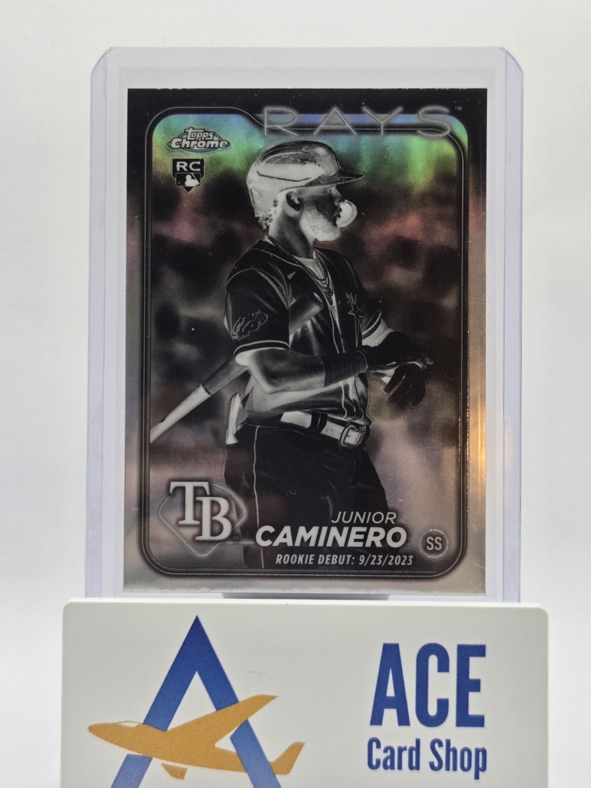 2024 Topps Chrome Update Series #USC193 Junior Caminero Negative Refractor ⚾️🔥
