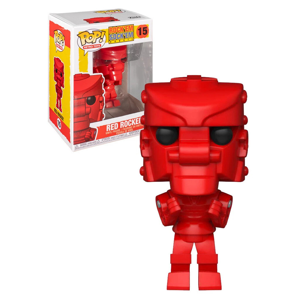 Funko Pop! Retro Toys Red Rocker Rock Em Sock 'Em 15 Vinyl Figure In Box