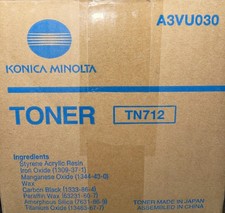 Konica Minolta TN712 Toner Brand New Open Box