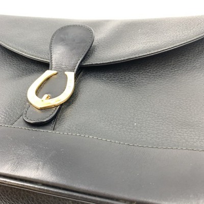 OLD GUCCI Shoulder Bag Crossbody Horseshoe Horsebit Metal Hardware