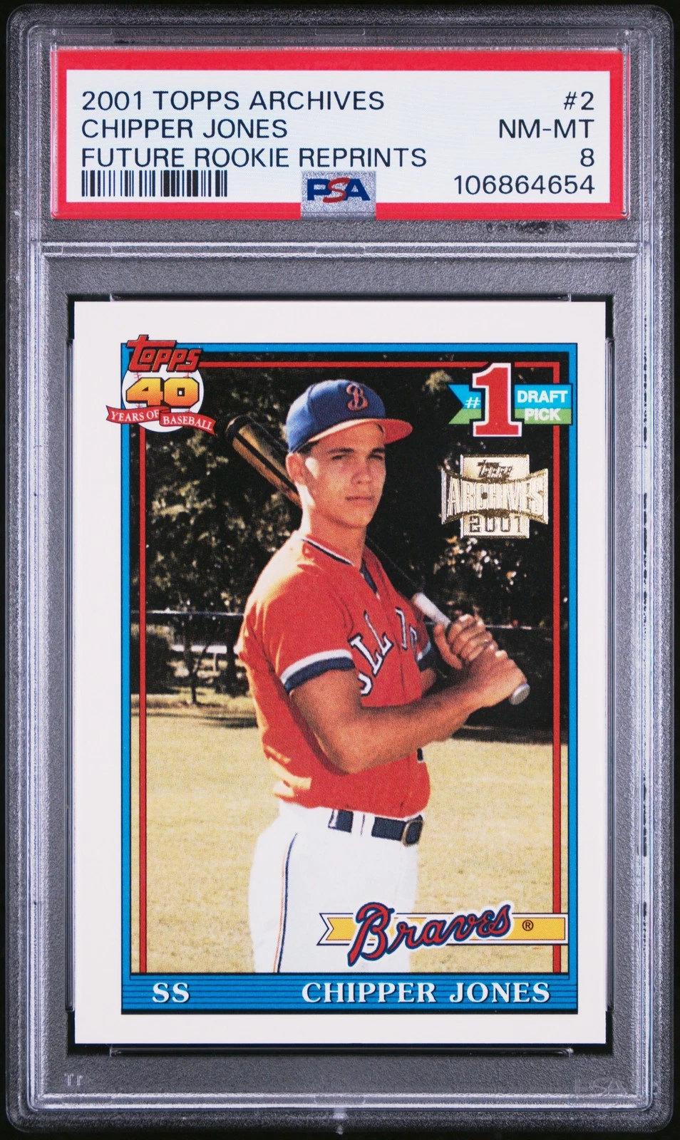 Chipper Jones trading card