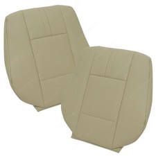 F�r BMW X3 E83 2003-2010 Beige Lederopti Bezug der Vordersitzlehne L/R x2