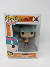 Funko Pop Animation Dragon Ball Z Bulma #385 Vinyl Figure Anime DBZ Box Wear