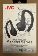 JVC HA-EC25T TRUE WIRELESS HEADPHONES FITNESS SERIES - BLACK - NEW