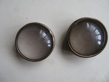 LUCAS GLASS   SIDE  LIGHT  LENSES AND RIMS 1 3/4 INCH MG, MORGAN ETC