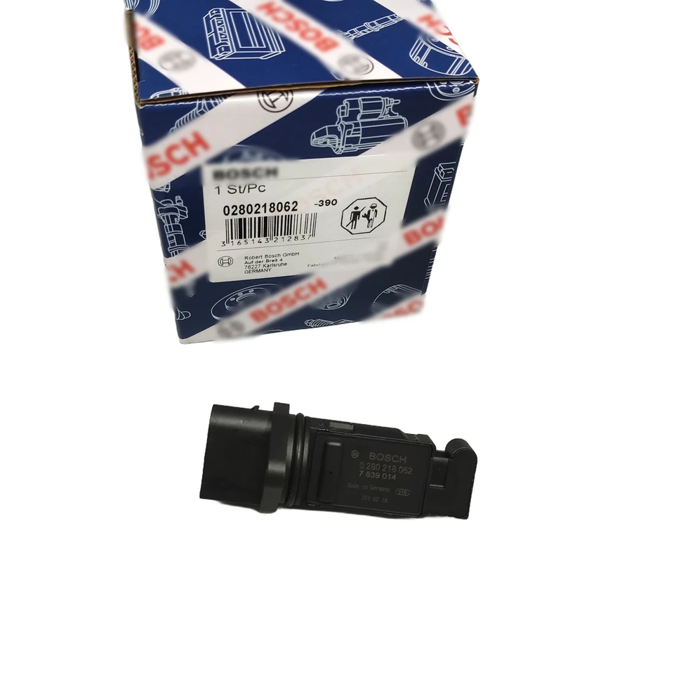 OEM BMW Z3 Bosch Mass Air Flow Sensor 0280218062 13627839014 - Image 3 of 4