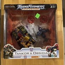 Transformers Universe Tankor & Obsidian 2003 & NIB Sealed