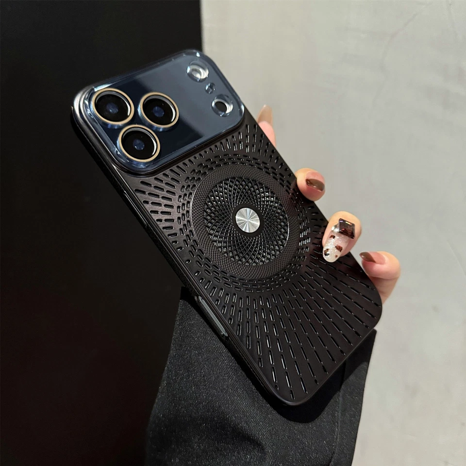 Cubierta magnética radiante de calor para iPhone 17 Air 17 Pro Max 16 15 14 13 12 Foto 3 de 4