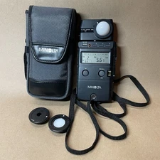 NEAR MINT Minolta Flash Meter IV + CASE.  Made in JAPAN Very Clean Tested
