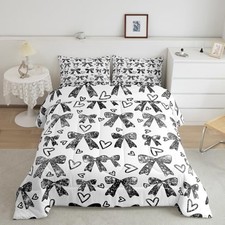 Kids Black Bowknot Bedding Set Size, Dreamy Princess Comforter Full Multi K07