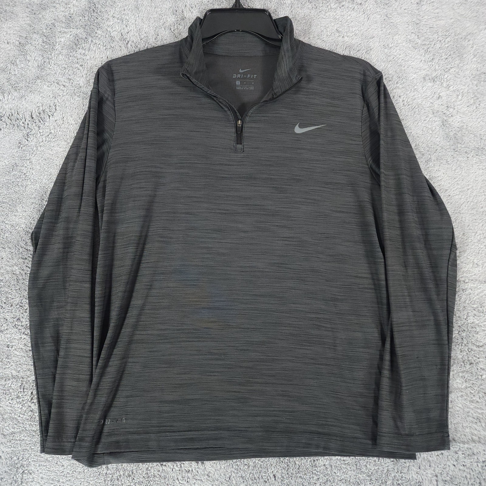 SACAI X NIKE Nike Pullover Giacca Uomo M Grigio Erica Respira Dri‐FIT Maglia Allenamento 1 4 Zip