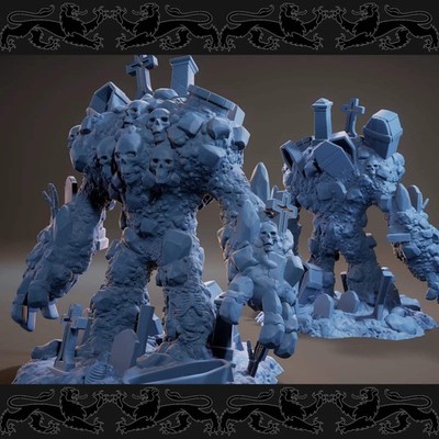 Brayan Nafarrate - Bestiarium #3 - Graveyard Elemental - DnD/TTRPG Figur/Miniatur