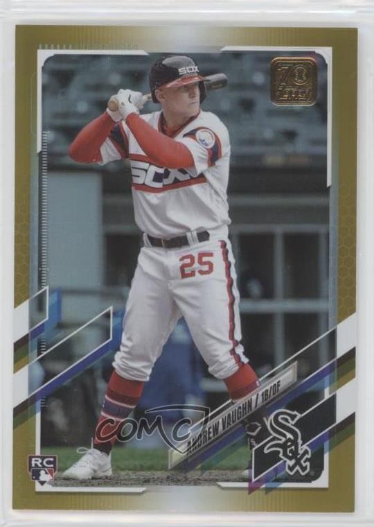 2021 Topps Update Gold Foil Andrew Vaughn #US312 3c2
