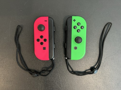 #ad Nintendo Switch Joy Con Controller Pair Neon Pink Neon Green $80.00