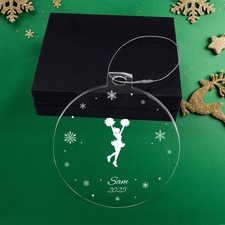 Cheerleader Christmas Tree Ornament, Christmas Gift
