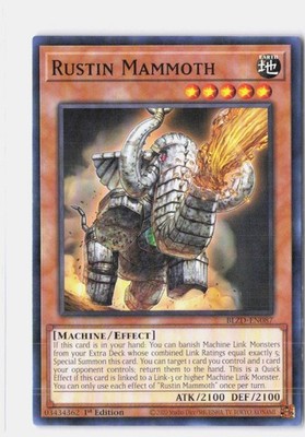 Rustin Mammoth 1st Edition Blazing Dominion BLZD-EN087 NM