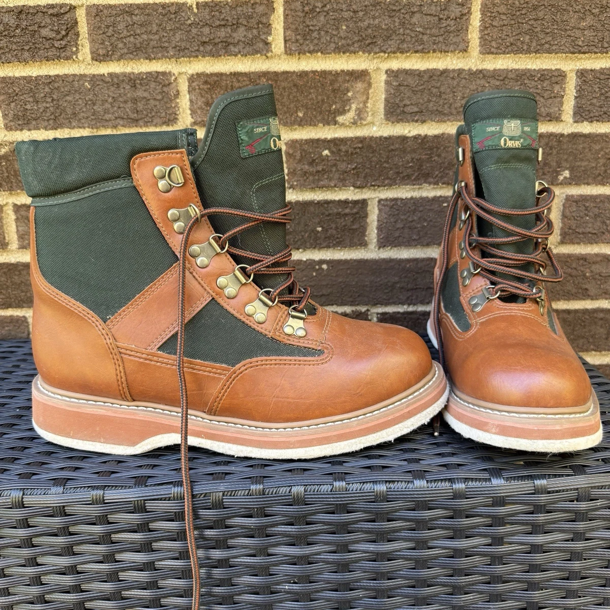 Men’s Orvis Tan Leather Boots Men main image 3