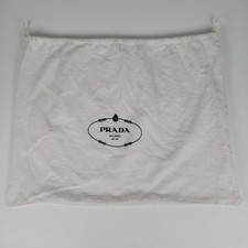Authentic Prada Milano Dust Bag Drawstring Storage Cover 6"x7" Small Wallet