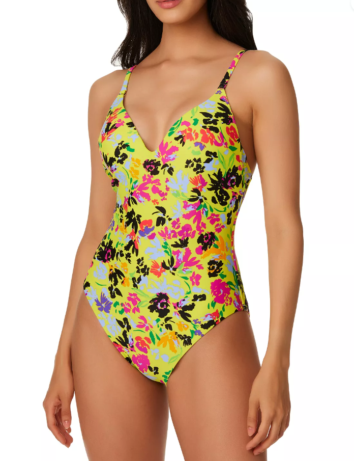 ワンピース水着 [BARREL] Women's Floral Y-Bag One-Piece Dress Swim Suit Bar III Women's Floral Chic One-Piece Swimsuit Multicolor