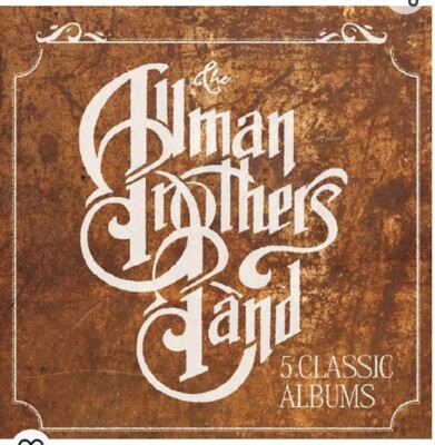 THE ALLMAN BROTHERS BAND 5 CLASSIC ALBUMS ,2015   Mercury New Sealed Box 5 CDS 