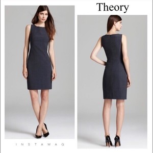 theory black sheath dress