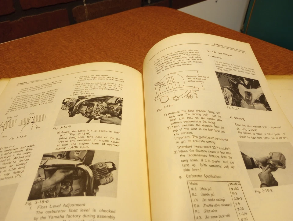 Manual de serviço original Yamaha G5 G6 G7 Yamaha G5S G6S G6SB - Imagem 3 de 3