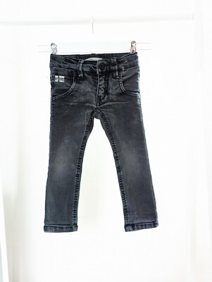 Name It Boys 18-24 Months Plain Black Wash Jeans Bottoms Senim Trousers Clothes