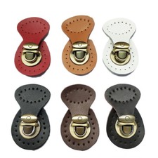 Leather Metal Push Lock Closure Clasp Replacement Fastener DIY Bag Hardware Sets