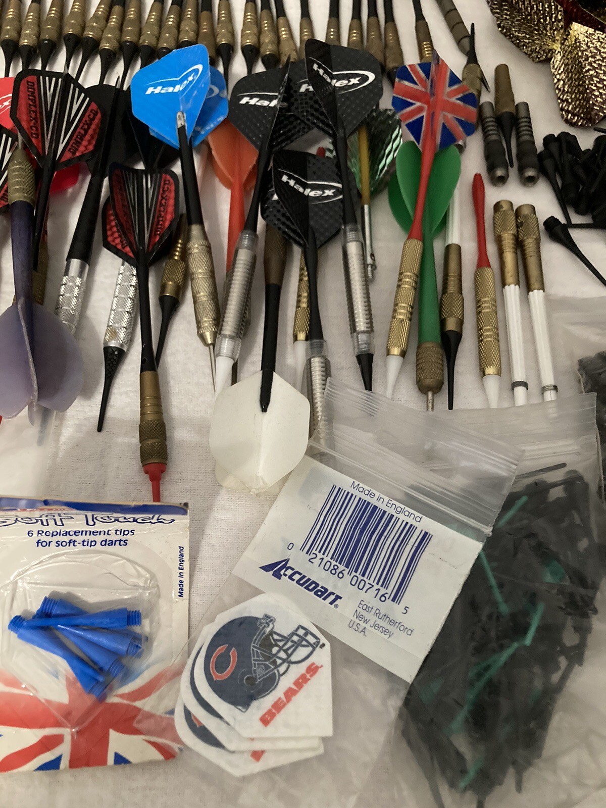 Large 200+ Lot Of Darts & Dart Accessories Parts Carrying Case eBay