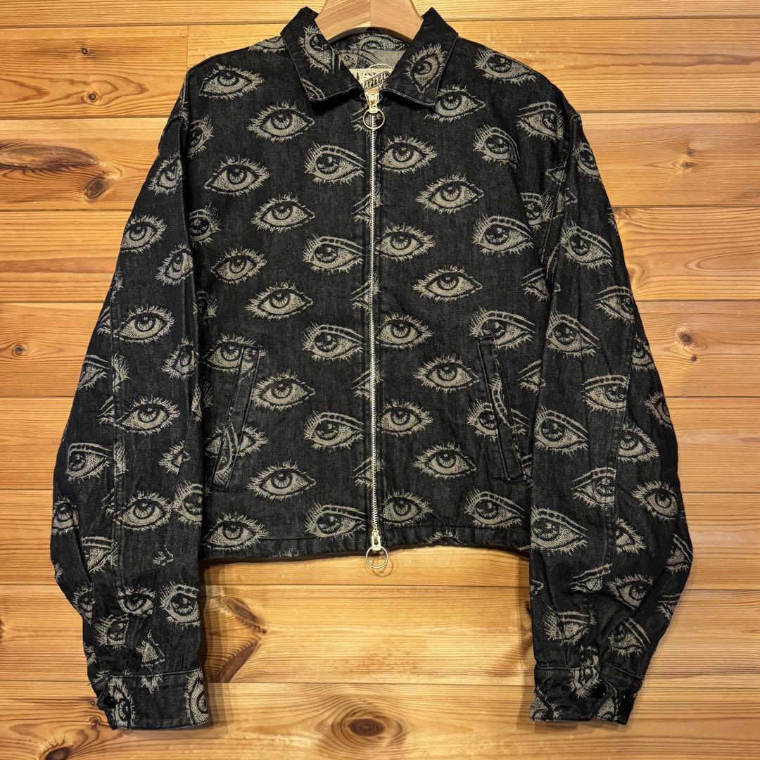 kapital SPEAKEASY ジャケット KAPITAL - Speakeasy Printed Denim Jacket - Black KAPITAL