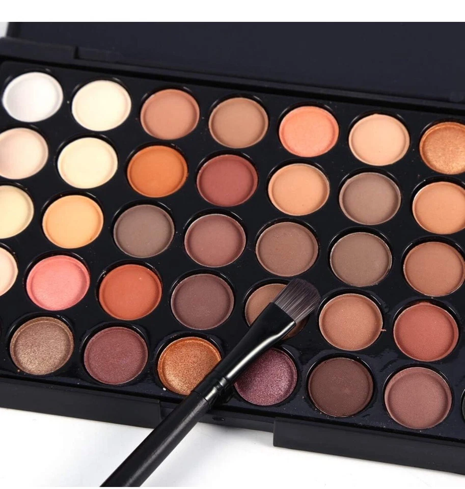 Eyeshadow Palette Makeup 40 Color Cream Eye Shadow Matte Shimmer Set Cosmetic - Image 4 of 4