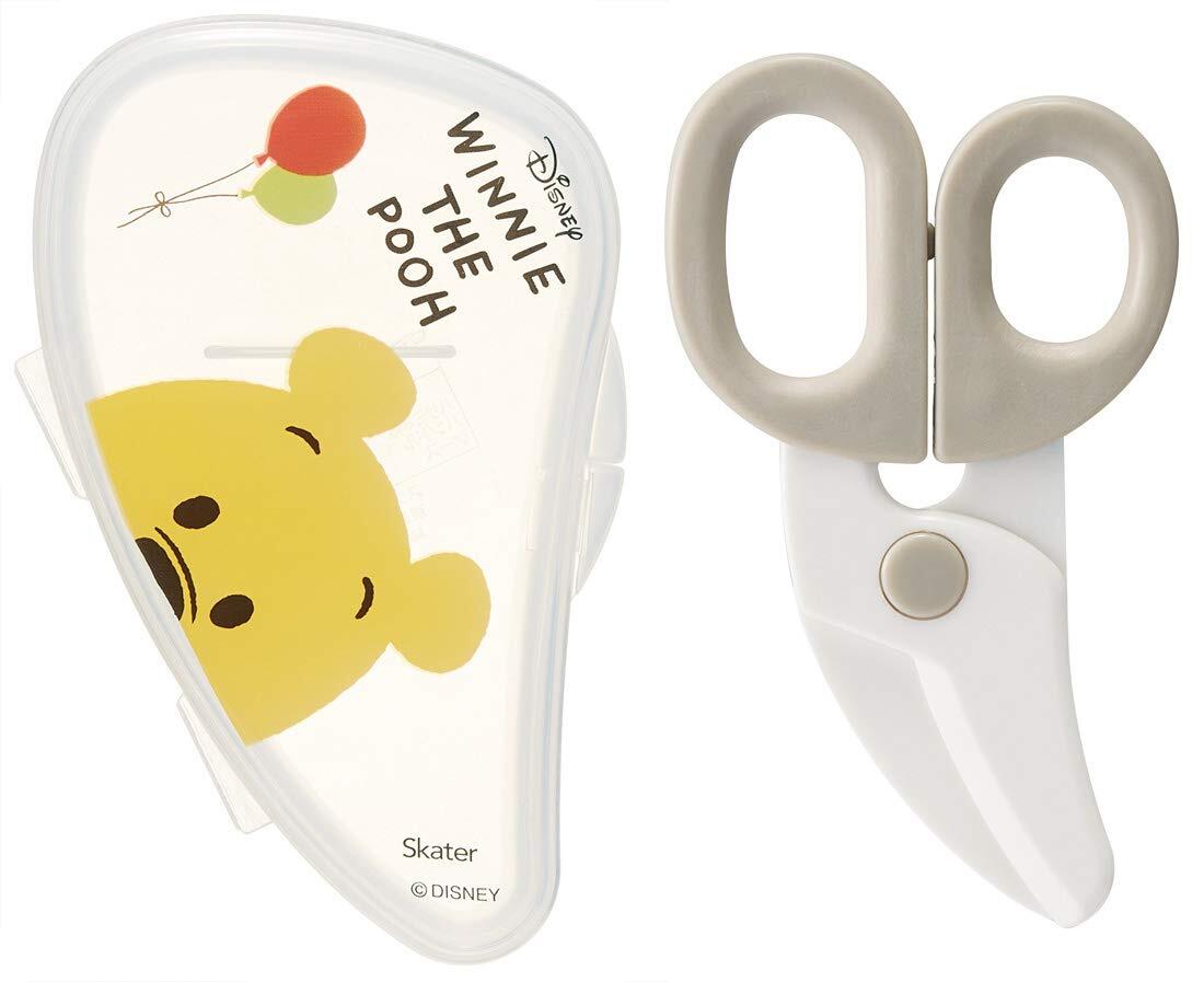 Disney Pooh Bear Baby Food Cutter Scissors BFC1 Made in Japan  -image