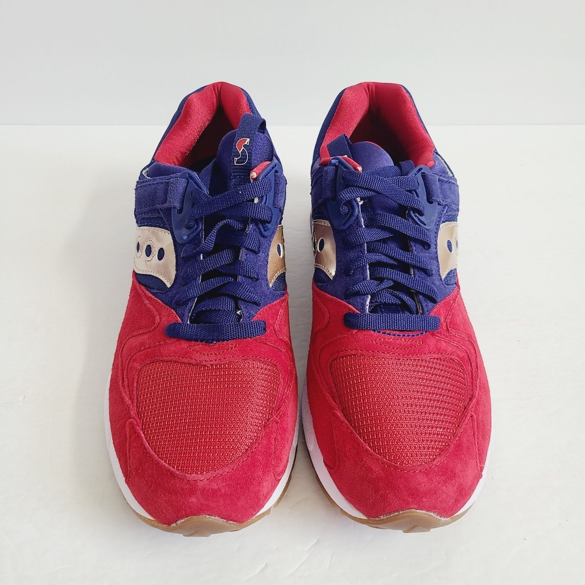 NEW Saucony Grid 9000 Sparring Shoes S70279-01 Size 10.5 Blue Red Saucony Grid 9000 Sparring European Exclusive Navy/Red Shoes  main image 3