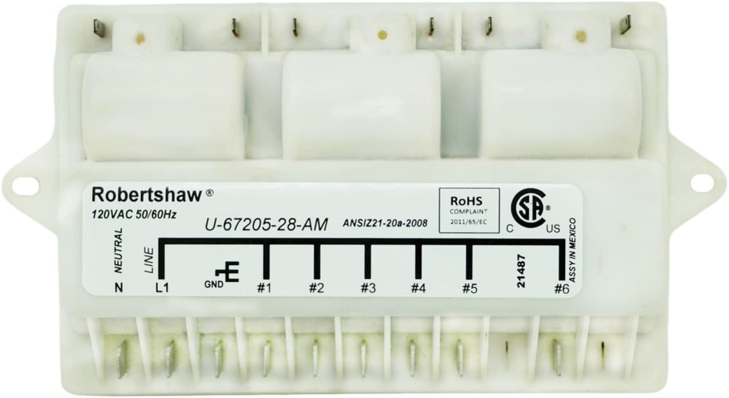 Robertshaw U-67205-28M Invensys 0+6 Re-Ignition Spark Module SAME DAY SHIPPING