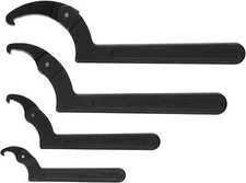 Williams WS-474 4-Piece Adjustable Hook Spanner Wrench Set