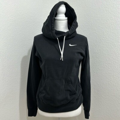 black nike cowl neck hoodie