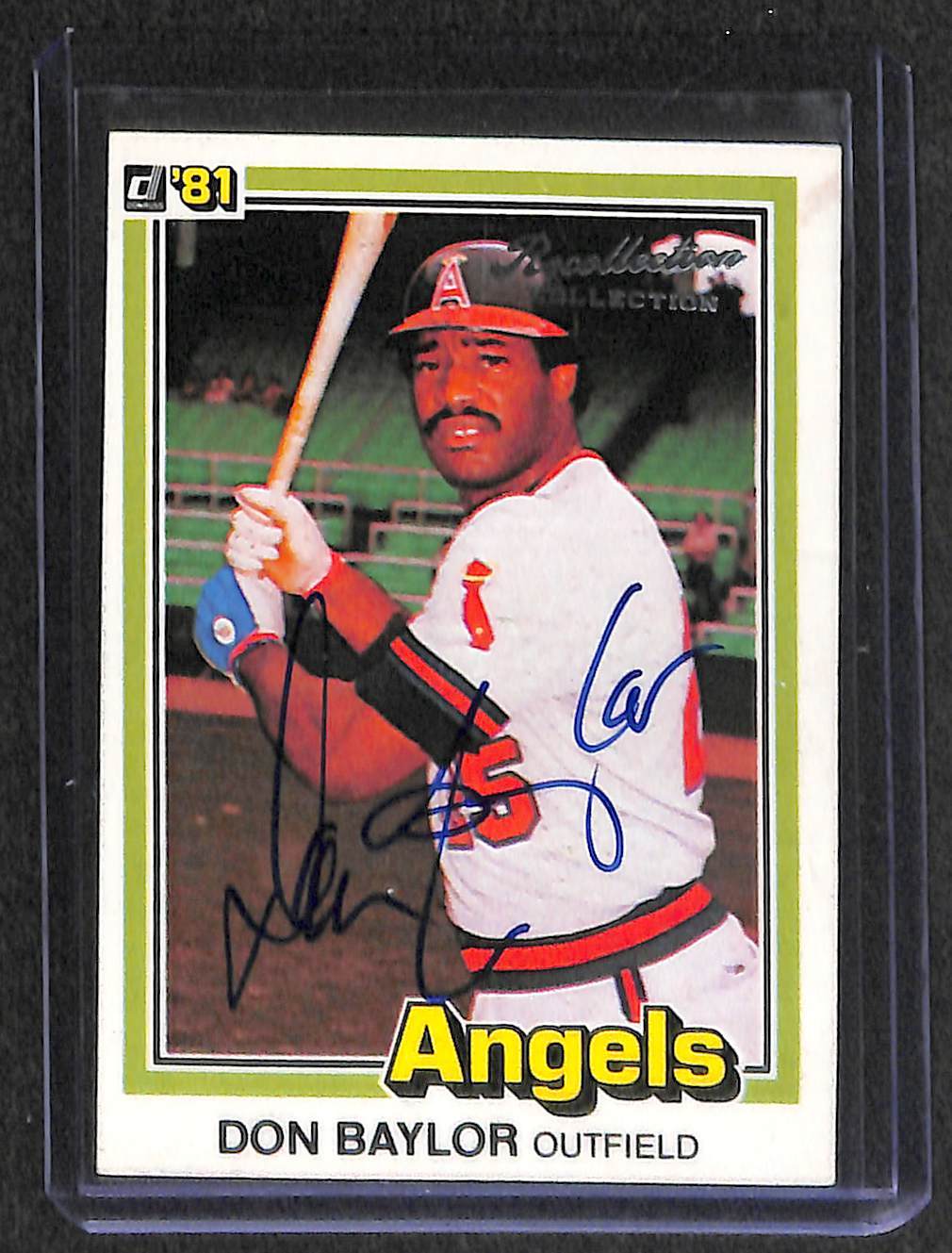 2004 Donruss Timelines Recollection Collection Auto Don Baylor No 39 of 47