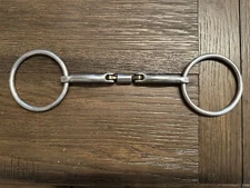 Horse Tack - 5 1/2” ORIGINAL Myler MB40 3 Piece Hinge Snaffle Loose Ring Bit