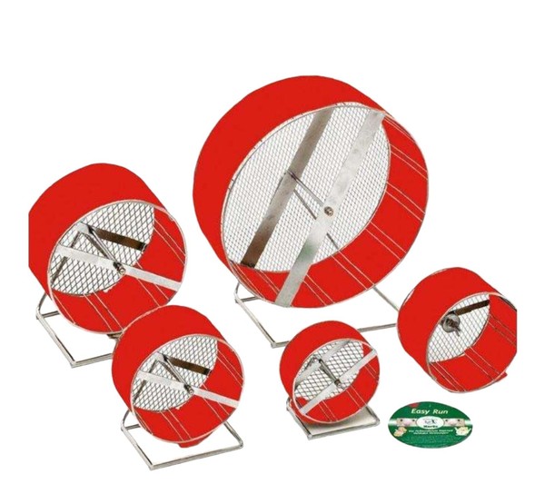 Hamster Laufrad,Metall,Karlie,Rot,Easy Run,15Cm,Rad,BeschäFtigung,Spielzeug ,Neu-image