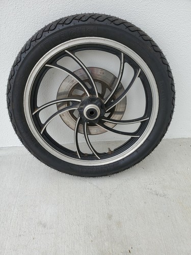 1981 Yamaha Virago 750 Front Wheel And Pirelli New Tire - Picture 5 of 10