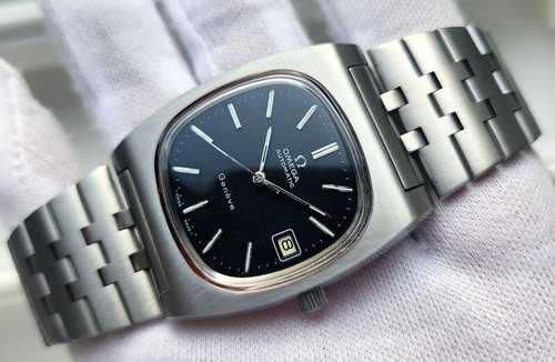 OMEGA GENEVE AUTOMATIC 1660190 CAL1012 DATE BLACK DIAL MEN'S WATCH - Picture 11 of 20