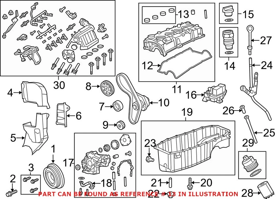 Genuine OEM Mopar Valve Cover Spark Plug Tube Seal Set For Dodge 500 Fiat - Image 2 of 2